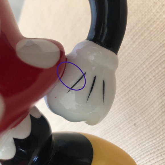 Disney World Minnie Mouse half body / skirt legs mug NWT - Picture 14 of 16